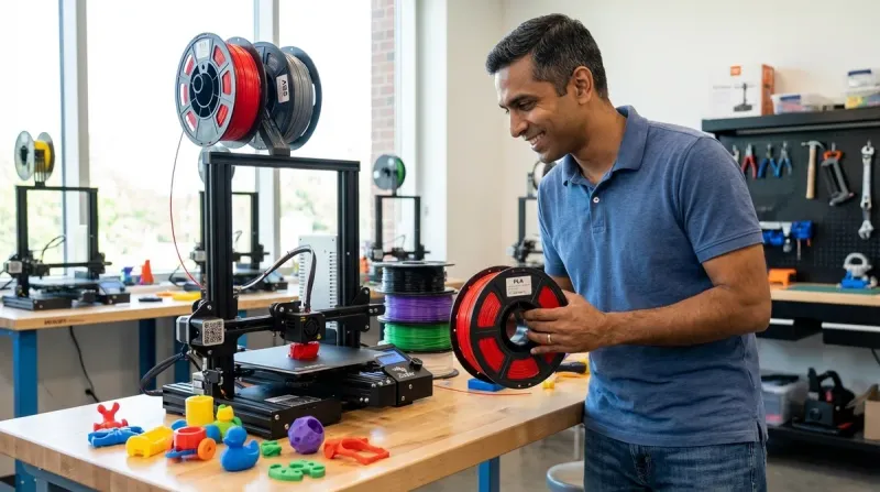 Understanding 3D Printer Filament Types: PLA, ABS, and PETG for Young Makers