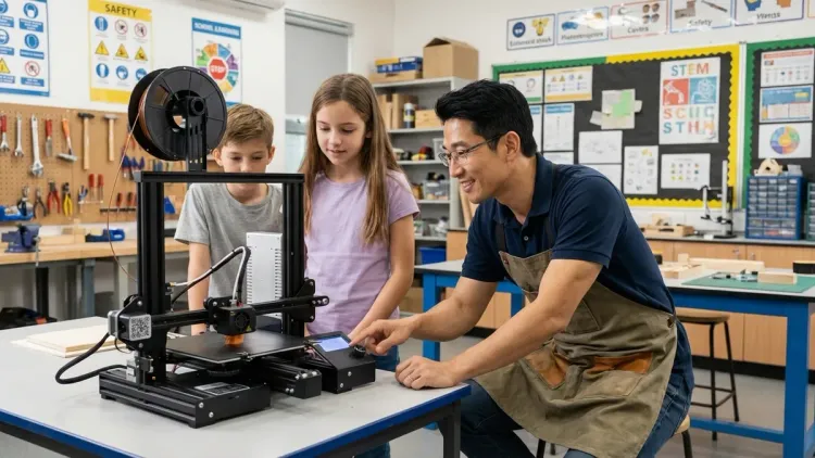 Can kids use 3D printers unsupervised once they've learned the basics, or do they always need adult oversight?