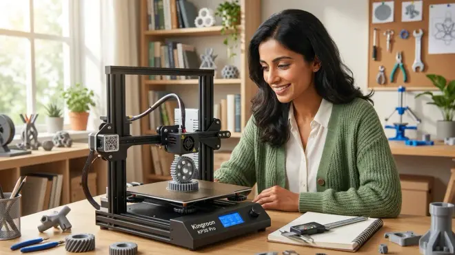 Kingroon KP3S Pro: Compact Precision for Detailed Component Work