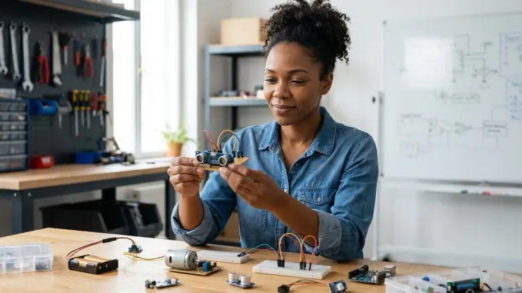 Electronics Layer: Sensors, Motors, and Power