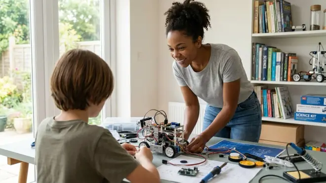 How long should a 12 year old spend on STEM projects each week?