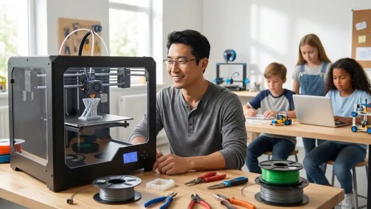 Do enclosed 3D printers prepare kids better for professional additive manufacturing careers?