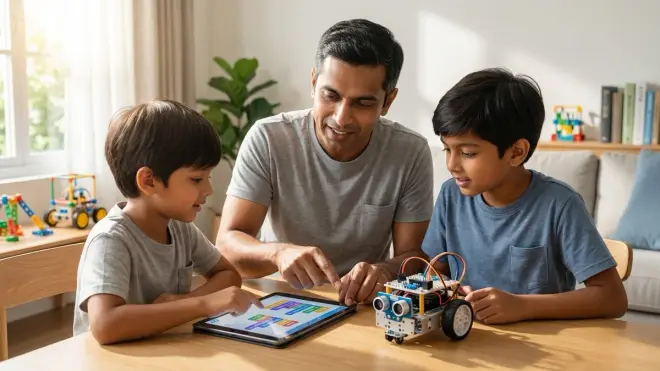 Which programming language should kids use for machine learning projects?