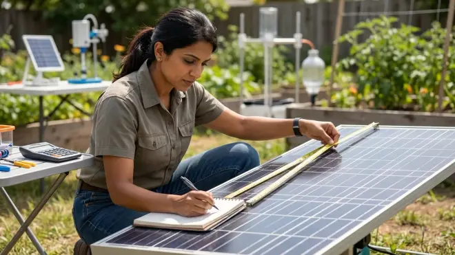 Step 2: Measure Your Solar Panel's Physical Dimensions and Calculate Surface Area