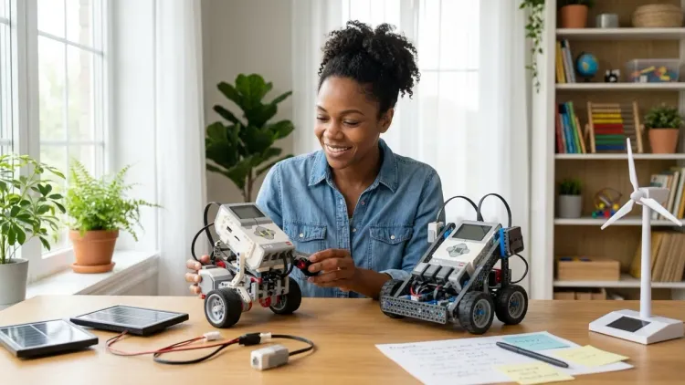 Which platform is better for homeschool STEM curricula focused on renewable energy and sustainability?