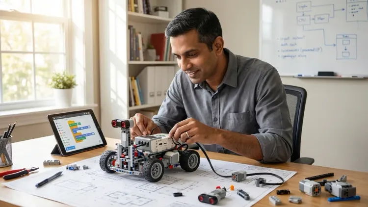 LEGO Technic Robotic Kit (Third-Party PoweredUP Integration)