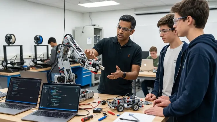 Step 4: Scale to Advanced Robotics and Industry-Standard Programming (Ages 14+)