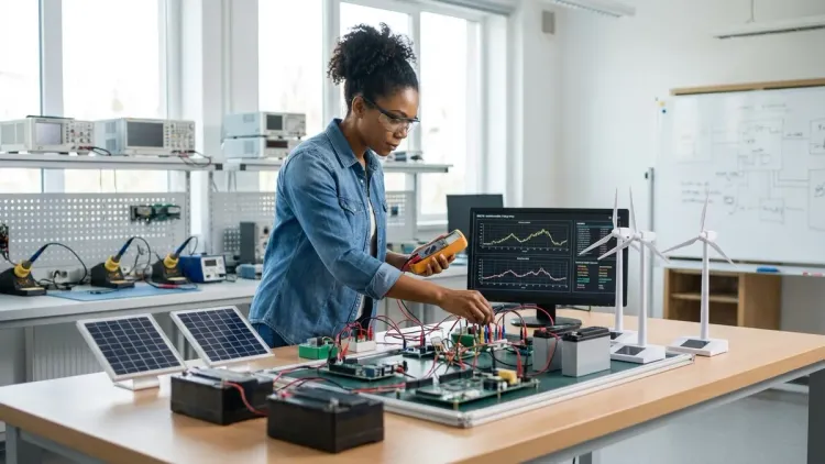 Advanced Projects (Ages 14-18): Grid Simulation, Efficiency Optimization, and Hybrid Systems