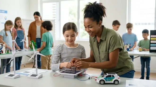 What age is appropriate to start renewable energy science projects?