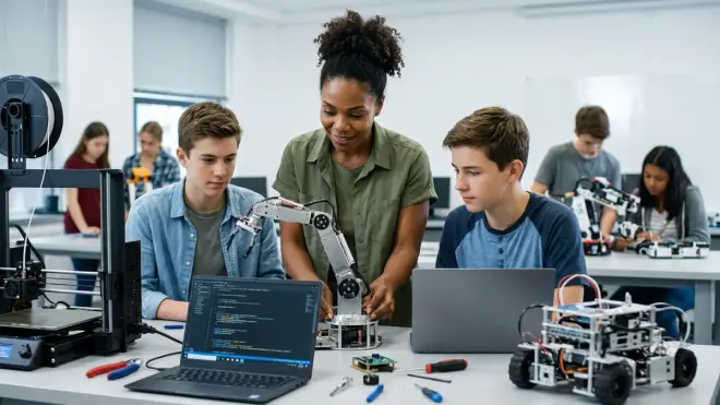 Competition and Specialization Stage (Ages 13+): Team Robotics and Advanced Autonomy