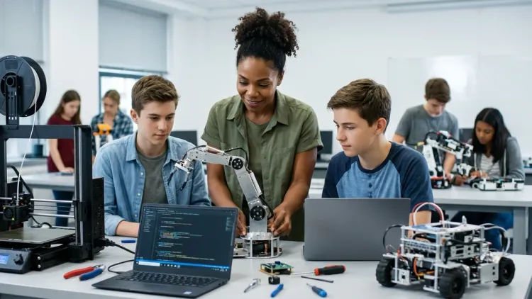 Competition and Specialization Stage (Ages 13+): Team Robotics and Advanced Autonomy