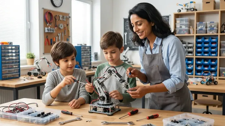 Step 5: Expand to Multi-Component Systems and Tool-Based Assembly (Ages 9-11)