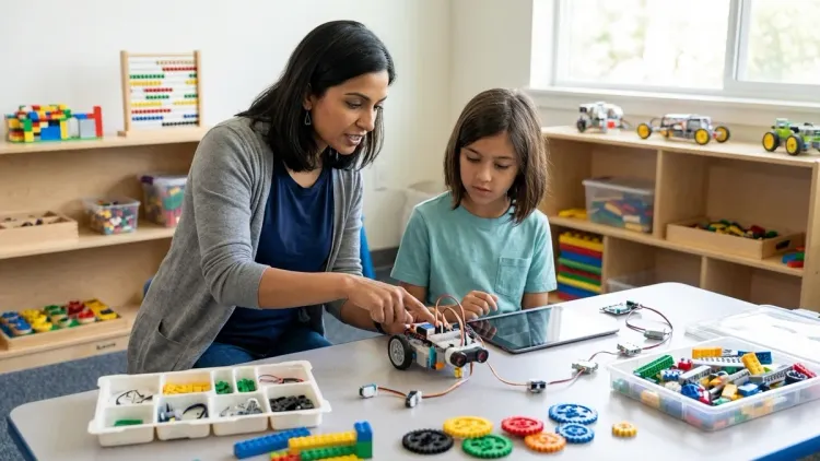 What's the difference between age-appropriate STEM activities and activities that actually build skills at this level?