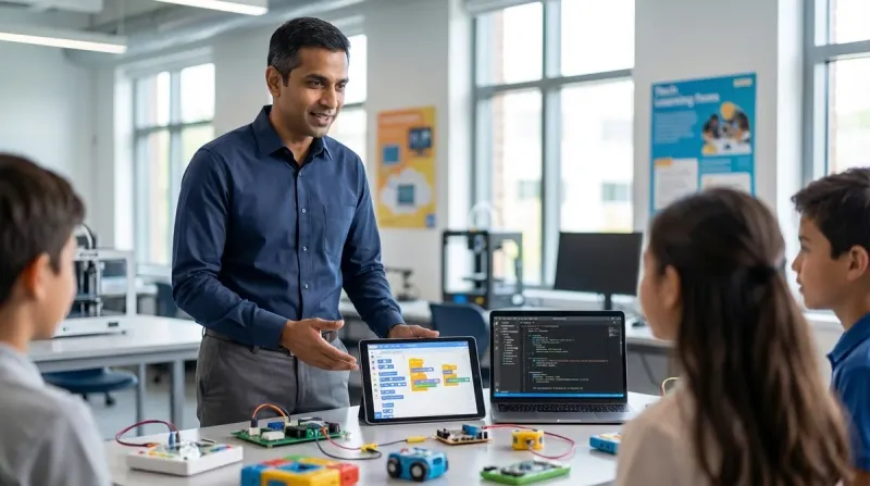 How to Transition from Screen-Free Coding to Scratch and Python Programming